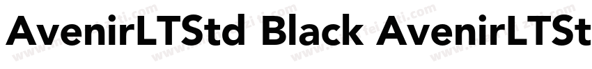 AvenirLTStd Black AvenirLTStd Light字体转换